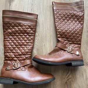 Quilted Riding Boots